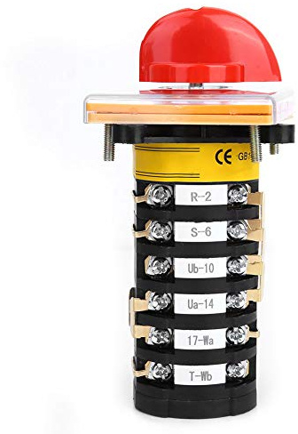 T16Exf64D6 8-Positionen-Drehnocken-Universal-Wechselschalter-Wahlschalter für Fräsmaschinenschalter, Dreh-, Positions-, Maschinen-, Wechsel-, Fräs-, Wahlschalter, Nocken,