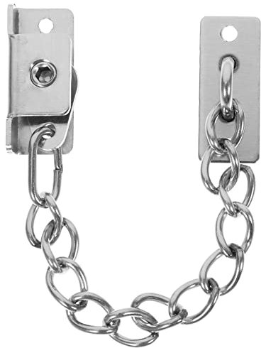ETHZZLE Türkettenschloss Aus Edelstahl Für Innenbereich Sicherheitskettenschloss Für Türen Und Fenster Widerstandsfähig Gegen Rost Und Korrosion Installieren Verwenden