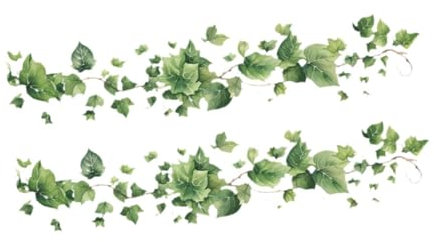 F Fityle Wandaufkleber Blätter Schale und Stick DIY Green Wall Decal für Restaurants Schlafzimmer Schlafzimmer Badezimmer
