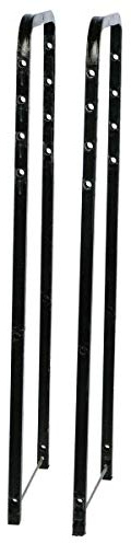 Rock N Roller RH10 Perforierte Griffbügel für R8, R10, R11, R12 Rollwagen, 2er Pack | Robustes Werkstatt Zubehör, Schwarz