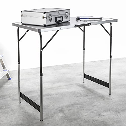 Haushalt International Campingtisch höhenverstellbar Tisch 100x60x73-94 Falttisch