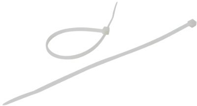 Collier électricien | Collier plastique serrage | Attache de câble | Serre câble | Sachet avec accroche de 25 colliers 2,5 mm x 150 mm PA6,6 | Incolore | 709086 Debflex