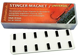fishingglue.de Stinger Magnet UNIVERSAL (24 Stück); für Gummiköder zum Raubfischangeln