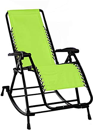 genialo Variabler-Schaukelstuhl, wandelbarer Schaukel- & Liegestuhl für Garten, Terrasse, Balkon, Relaxliege, Gartenliege verstellbar zu Gartenstuhl, Hochlehner, platzsparend, zusammenklappbar