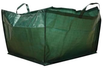 Toolland Gartensack, quadratisch, Polyester, Grün, 190 Liter