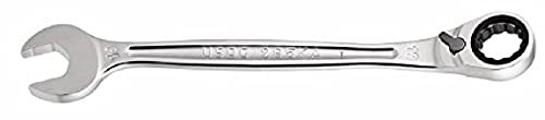 USAG U02856034 Chiavi Combinate a Cricchetto con Anello di Tenuta, Multicolore, 34 mm