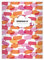 Kartenkaufrausch 1 personalisiertes, Trendiges Designer DIN A4 Schulheft, Schreibhefte mit Sprechblasen in rosa Lineatur 20 (blanko Heft)