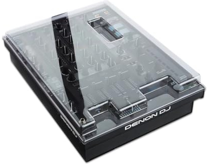 Decksaver Cover for Denon X1800 & X1850 Prime - Super-Durable Polycarbonate Protective lid in Smoked Clear Colour, Made in The UK - The DJs' Choice for Unbeatable Protection