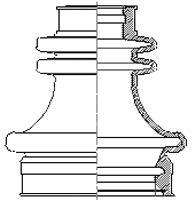 Borg & Beck BCB2043 Cv Joint Boot Kit To Fit Ford Sierra - Inner and Outer