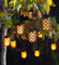 Garden Mile Flame Lantern Solar String Lights Outdoor Garden LED 4.7m Waterproof String Lights Solar Garden Decorations for Indoor Outdoor Balcony Lights for Patio, Gazebo and Wedding Décor
