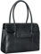 STILORD 'Carrie' Handtasche Shopper Damen Leder Umhängetasche Groß Bowling Bag Handtasche Hobo Bag Tote Tasche Schultertasche für Frauen Vintage Echtleder, Farbe:schwarz