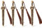 wocoxo Lesezeichen aus Natürlichem Bambus mit Quasten, Einzigartiger Vintage-Stil Seiten Markierungen Bookmark (Schwert)