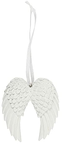 ZALE YARDLEY Angel Wings Hanging Decorations, Christmas Decorations Plaques, Hanging Ornaments, Home Décor, Christmas, New Year, Birthday, Wedding (Double Wing)