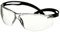 3M SecureFit 500 Safety Glasses, Black frame, Scotchgard Anti-Fog/Anti-Scratch Coating (K&N), Clear lens, SF501SGAF-BLK-EU