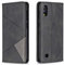 Posanter Kompatibel mit Samsung Galaxy A10/M10 Hülle, Handyhülle Samsung A10/M10, PU Leder Brieftasche Klappbar Flip Schutzhülle Klapphülle (Schwarz)