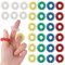 ASTER 30 Stück Akupressur Ring Set Massageringe für Finger, Akupressurring Fingermassagering, Anti Stress Finger Massage Ring für Förderung der Durchblutung, für Angstpatienten, Hoher Arbeitsdruck