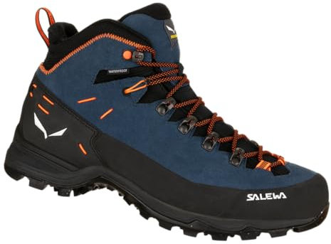 SALEWA Alp Mate Winter Mid WP M, Scarponi da Trekking Uomo, Dark Denim Black, 44 EU