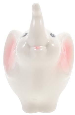 FUNOMOCYA Desktop-Ornament Weiße Keramikvase Keramik-Außentöpfe Minimalistische Vase Keramik-Stifthalter Keramik-Pflanzenbehälter Niedliche Vase Übertopf Panda- Cartoon-Tier Keramikvasen