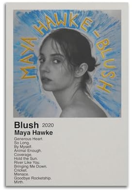 ZaMouss Leinwandposter, Motiv: Maya Hawke Album, Rouge, Wandkunst, Dekoration, Wohnzimmer, Schlafzimmer, Dekoration, Poster, 20 x 30 cm, ungerahmter Stil