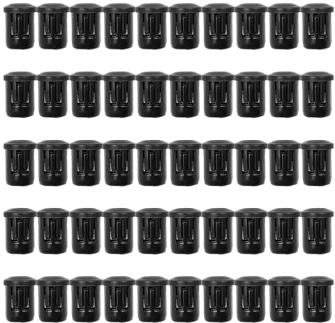 Hsthe Sea 50pcs 5mm LED Kunststoff Clip Halter,Lampenfassung Diodenhalter Kunststoff,Kunststoffhalter,Kunststoff Lampenfassung Diodenhalter Clip für Pendelleuchte,Wandleuchtensteckdosen