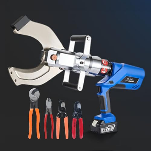 aromaoveite Wire Rope Cutter Bolt Cutter,120kn/160kn/250kn Cable Cutter Cable Shears W/4 Cable Cutters,Rechargeable Hydraulic Crimping Pliers For Cu/Al Cable,18v Electric Ratchet Cable Cutter,120C