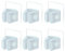 HKaizen 6 PIEZAS Colgador de pared adhesivo de escobas y fregonas, sin agujeros. Soporte organizador apto para muebles, cocina, baño, jardín, garaje o cualquier estancia del hogar (Blanco)