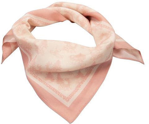 Alpenflüstern Trachten-Nickituch Hirsch im Wald Toile de Jouy (rosa-rosé) ATX044