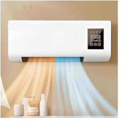 Lightning Deals Of Today Prime Climatiseur Portable, Climatiseur Mural, Ventilateur de Refroidissement d'air avec écran Tactile, Mini climatiseur pour la Maison, la Chambre, Le Camping et l'extérieur