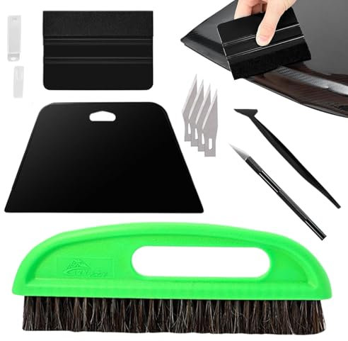 Outils de papier peint pour décoller et coller, kit d'outils de lissage pour appliquer le pelage et le collage | Outil d'enroulement de papier peint | Le kit de papier peint Peel Stick contient une