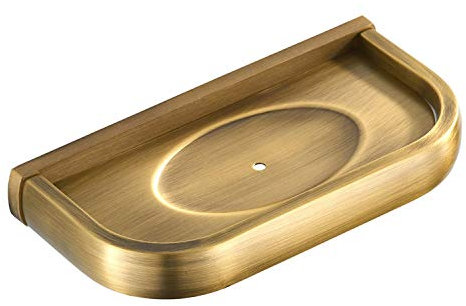 Porte-Savon Mural en Laiton,Porte-Savon en Cuivre Brossé Antique,Porte-Caddy De Savon De Douche Vintage pour Salle De Bain Cuisine Décoration D'Hôtel