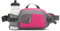 ROSSRORE Outdoor Women Waist Bag, Multi-Functional Fitness Running Water Bottle, Dog Walking 、Hiking/Mountaineering Waist Pack, Hip Bag with Water Bottle Holder Rose Red