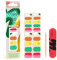 Mylee Gel Nail Wraps [Free Spirit] – 10 Pre-Cured Gel Stickers for Instant Mani – No Lamp Needed, Chip-Resistant, Glossy Finish, Lasts Up to 14 Days – Easy to Apply, Vegan & Cruelty-Free