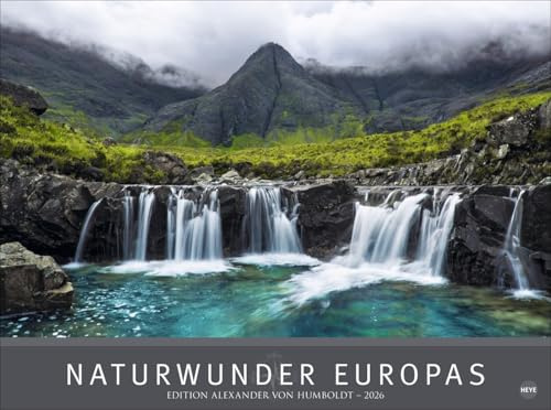 Naturwunder Europas - Edition Alexander von Humboldt - Kalender 2026 - Heye-Verlag - Fotokalender mit atemberaubenden Fotos - 78 cm x 58 cm