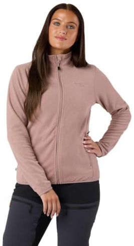 Swedemount Stryn Fleecejacke Damen mit Reißverschluss, Atmungsaktiv | 4-Wege-Stretchstoff, 2 Seitentaschen, Stehkragen, Elastische Bündchen, Reguläre Passform