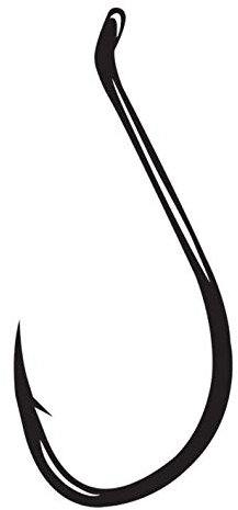 Gamakatsu Octopus 02416-25 Haken NS Schwarz Größe 6/0 25 Stück pro Packung