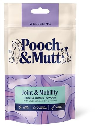 Pooch & Mutt - Mobile Bones, Supplement for Dog Joints (Comfort, Mobility and Strength), 200g | Joint Comfort, Bone Strength, Mobility & Strength, Hip & Joint Aid, Packaging May Vary
