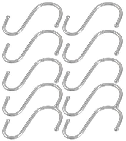 Sourcingmap Metal S Shaped Kitchen Spoon Pan Pot Hanging Hooks Hangers 10 Pcs