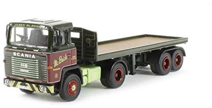 Oxford Diecast 1:76 Scania 110 Flatbed Trailer James McBride Collectable model 76SC110003
