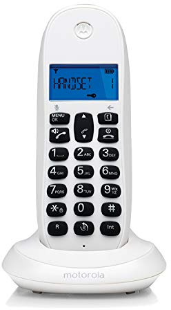 Telefono Inalambrico DECT MOTOROLA C1001 Blanco