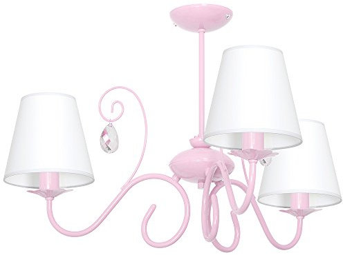 LAURA 3 LIGHT PINK/ROSA CHIARO Lampadari Lampadario Lampada a sospensione