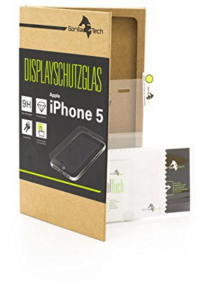 Gorilla Tech Apple iPhone 5/5S/SE Displayschutzglas