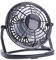 REY Mini Ventilador USB Portátil Sobremesa Silencioso Giratorio Ordenador Color Negro