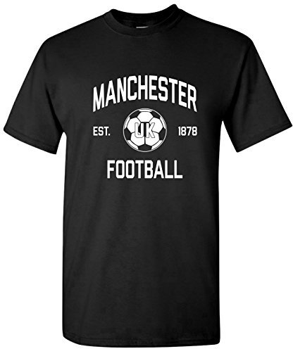 World Classic Soccer Football Arch Cup T Shirt, Manchester Away Black, Medium