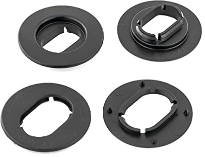 LST 2er Set Fußmatten Befestigungs Clips oval Eos f T4 T5