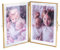 Levilan Cadre photo double doré avec verre pressé, laiton (12,7 x 17,8 cm)