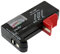 Piles Bouton universelles AA/AAA/C/D / 9V / 1.5V Indicateur de Couleur Indiquant Le testeur de Volts BT-168 - Noir