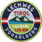 2 x Lechweg Vorarlberg Aufnäher gestickt 62 mm/Patch Aufbügler Flicken Wappen Sticker zum Aufnähen Aufbügeln/Lechtal Alpen Allgäuer Allgäu Österreich Lech Lechtaler Wanderweg Radweg Tirol