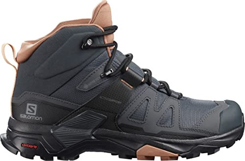 Salomon Damen X Ultra 4 Mid Gtx Wanderschuhe, Ebony Mocha Mousse Almond Crea, 43.5 EU