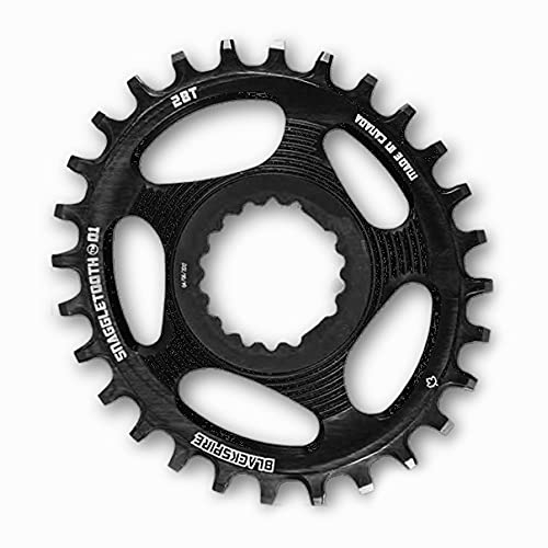 Blackspire, Cannondale Direct Mount Narrow/Wide Oval Snaggletooth, Tablett, Schwarz, 30, Unisex, Erwachsene