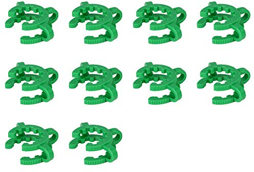 Labasics stonylab Kunststoff Gelenk Klemmen, 10 Stück 24 mm Labor Klemme #14 Plastic Joint Clips Klammern für 24/40 Joint, Standard-Konische Schnittstelle für Gemahlene Glasverbindung Laborzubehör